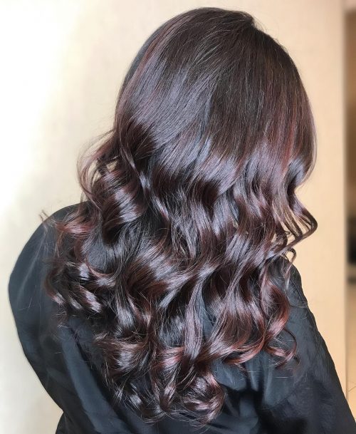 17 amazing examples of black cherry hair color