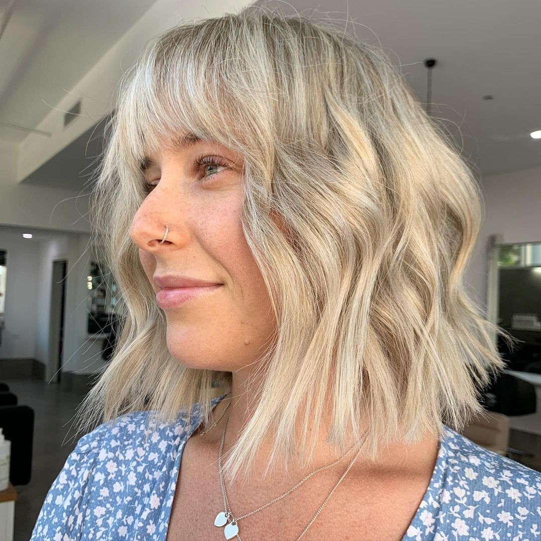 16 trendy blunt bobs with bangs to inspire your next chop