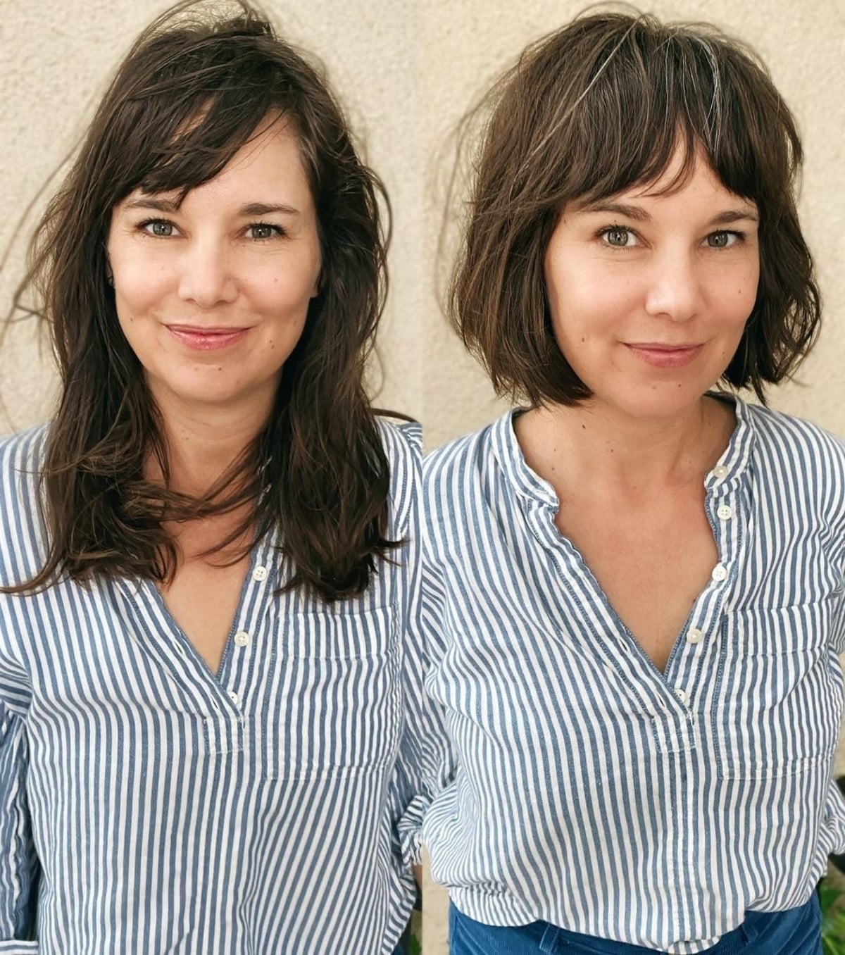 18 Bob with Curtain Bangs Hairstyle Ideas for Modern, Beachy Women