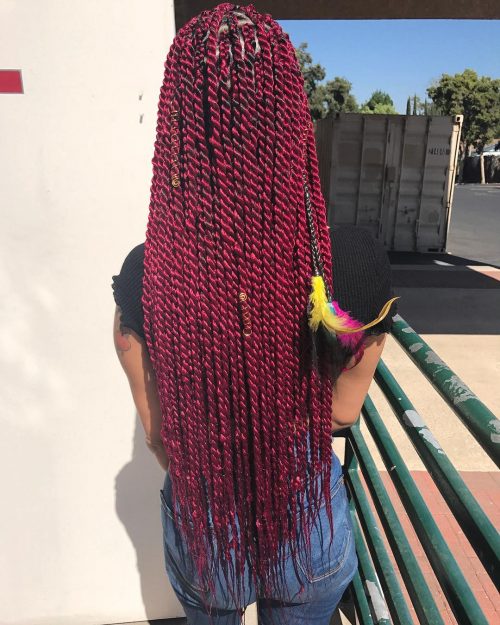 24 Senegalese Twist Styles to Try Right Now