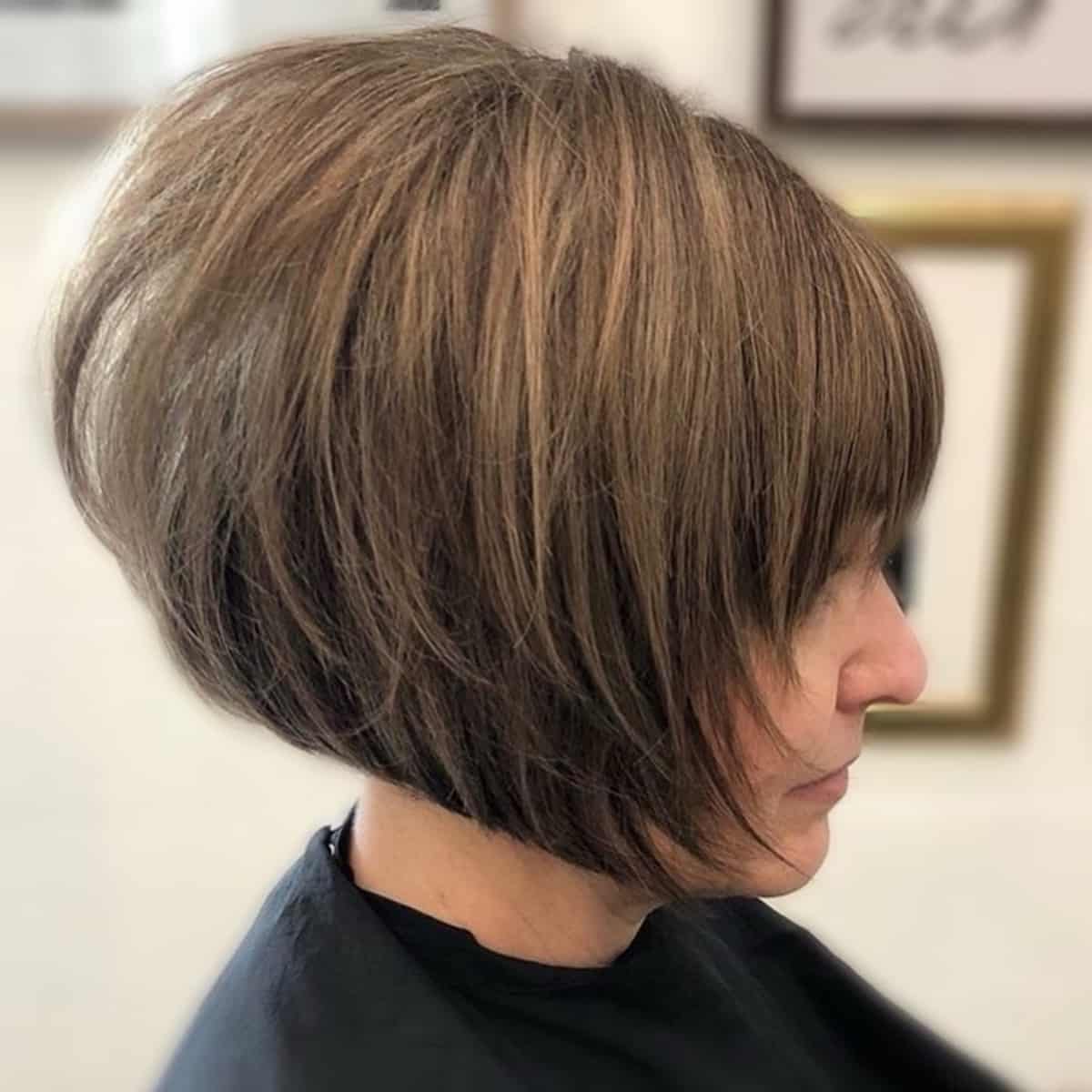 21 Modern Layered Bob Haircuts for Women Over 50 to Take Years Off