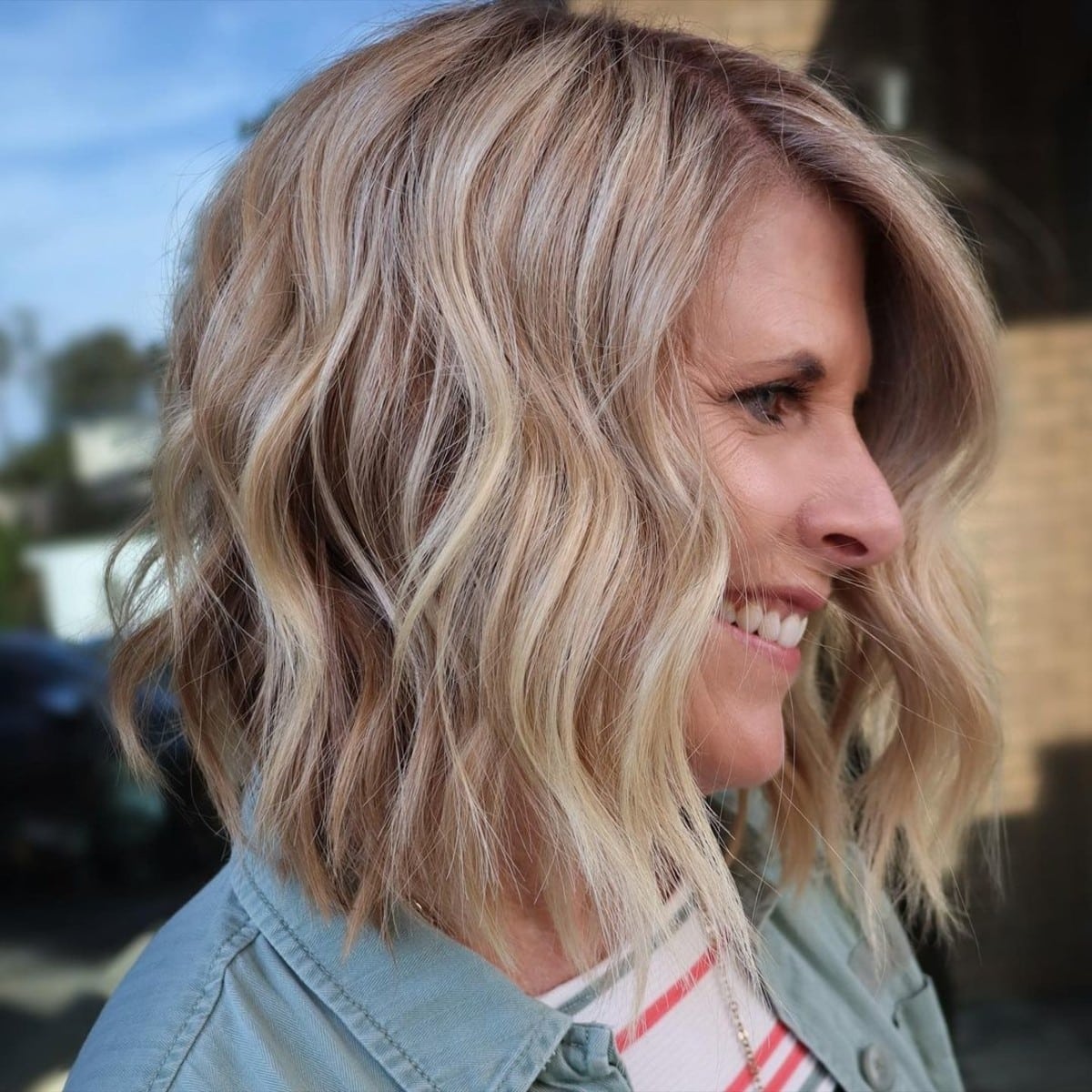 21 Coolest Long Choppy Bob Haircuts for That Beachy Lob Look