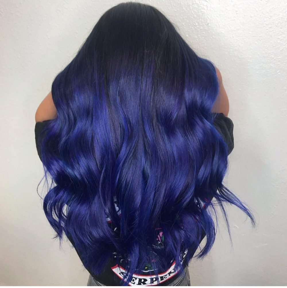 The Top 14 Dark Blue Hair Color Ideas - Hairstyles VIP