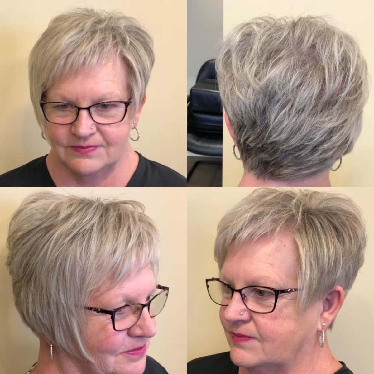 19 Flattering Hairstyles for Women Over 60 with Round Face Shapes