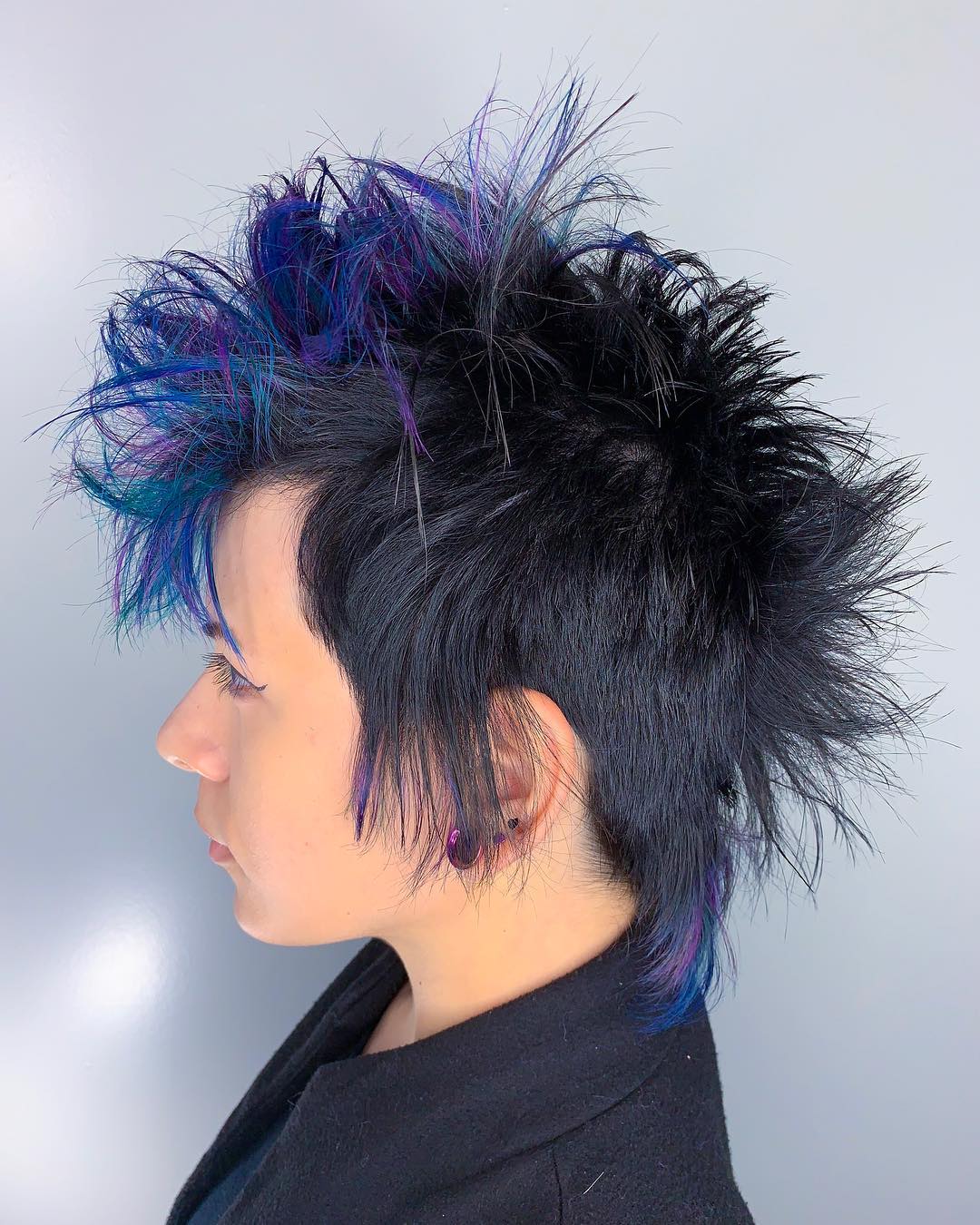 Edgy Spiky Cut With Bangs 