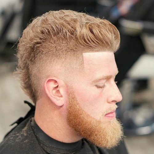 15 Lit Faux Hawk Fade Haircuts for Guys
