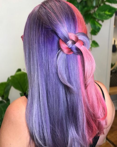 15 pink and purple hair color ideas that are trending right now