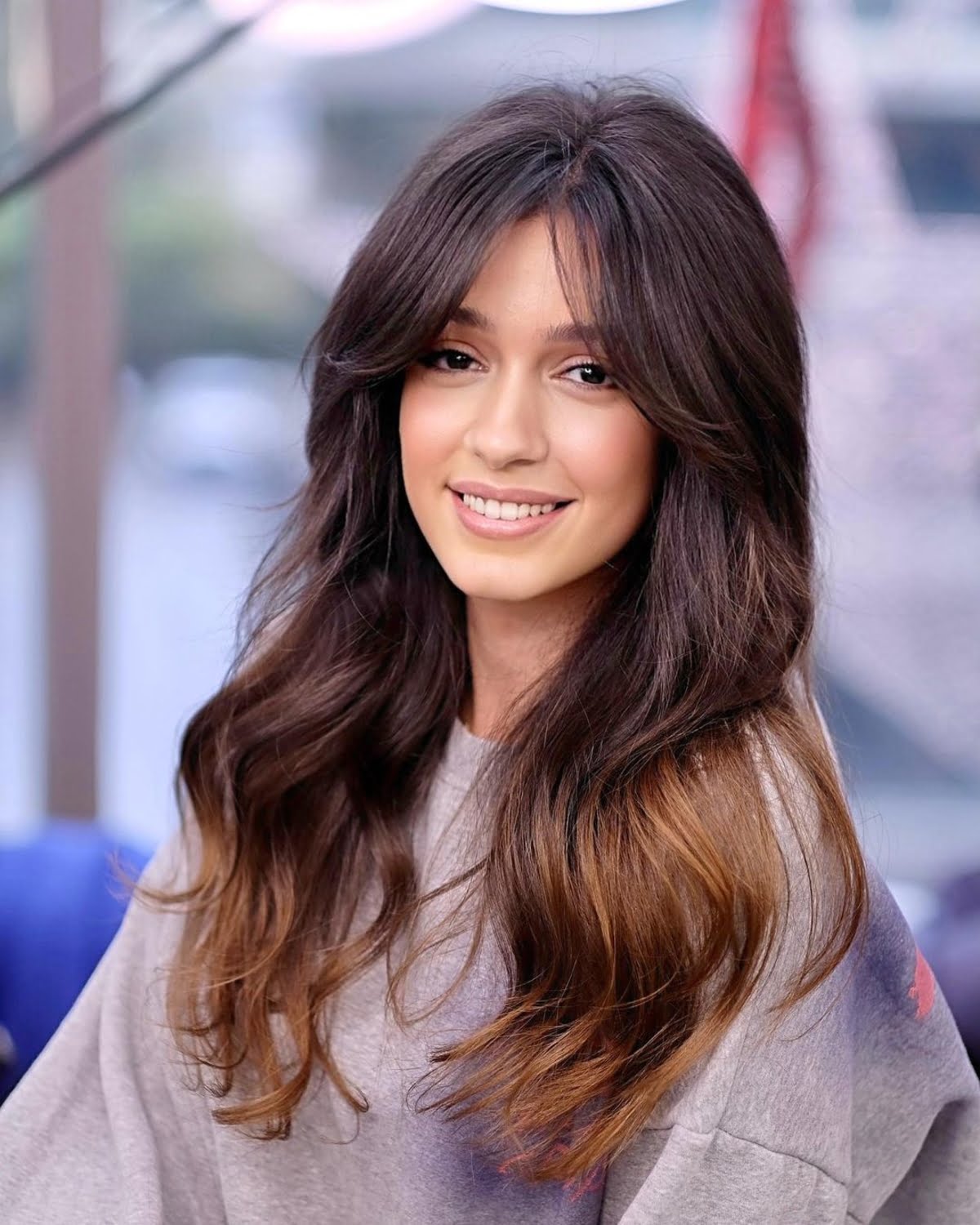 21 Trendiest Ways to Wear Long Curtain Bangs, According to Stylists ...
