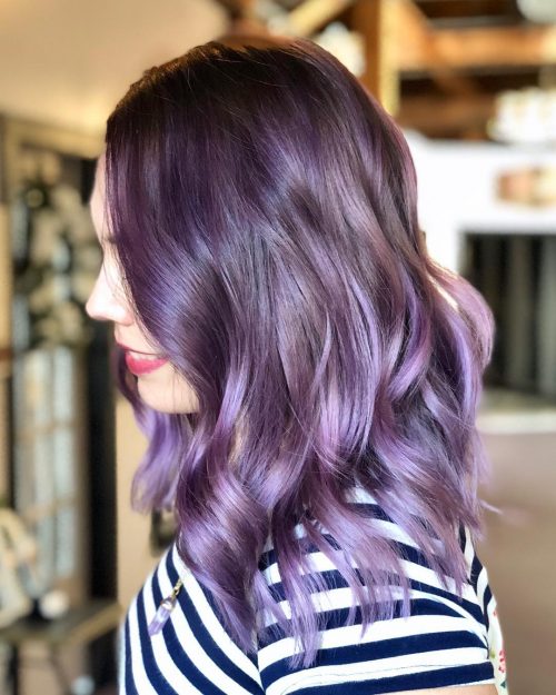 23 Incredible Examples of Blue and Purple Hair Colors