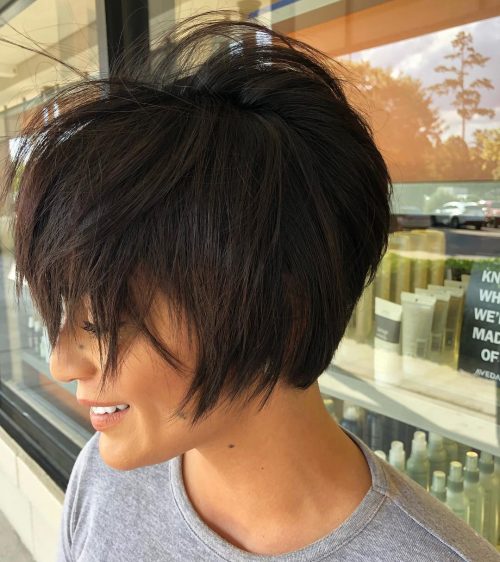 18 Best Short Dark Hair Color Ideas