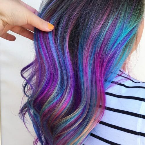 23 Incredible Examples of Blue and Purple Hair Colors