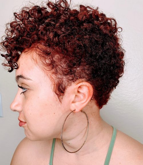 21 cute curly pixie haircuts for curly girls