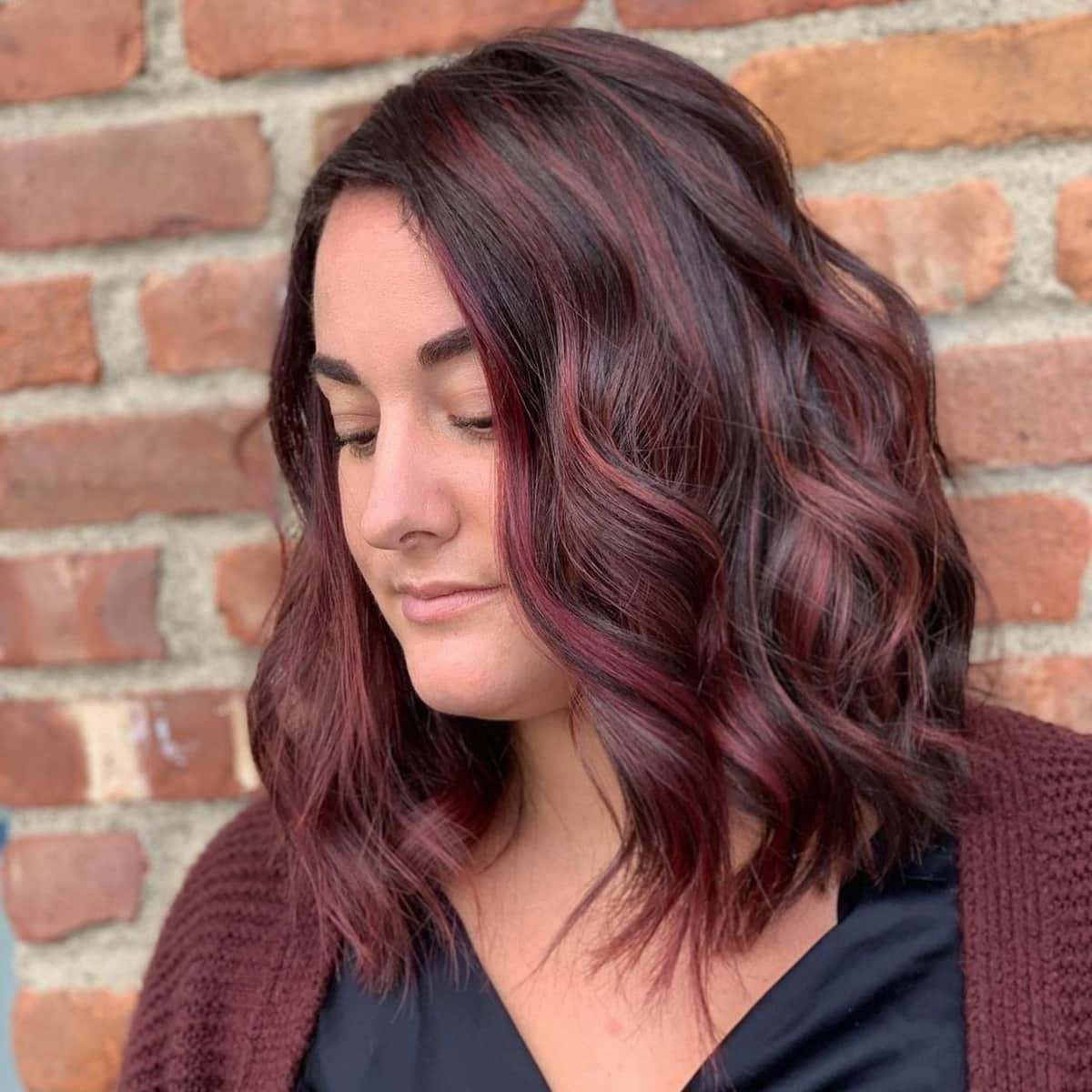 25 fashionable ways to combine red hair with highlights