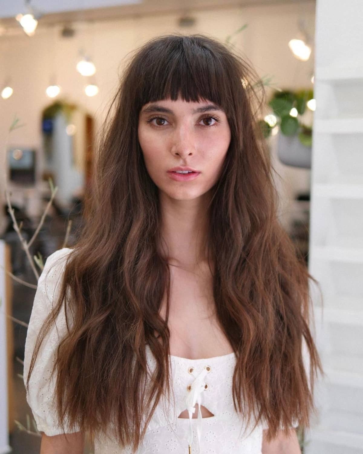 17 Trendiest Long Layered Hair With Bangs