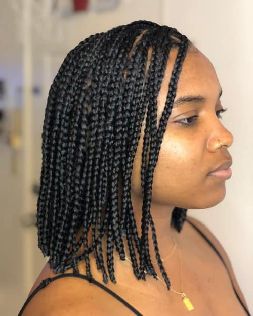 These Box Braids Hairstyles Are Totally Hot Right Now