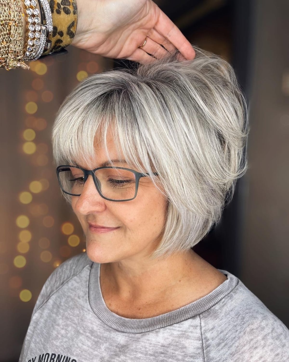 17 Best Short Hairstyles for Women Over 50 With Glasses - Hairstyles VIP