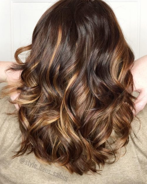 50 Stunning Brown Hair with Highlights Trending This Year