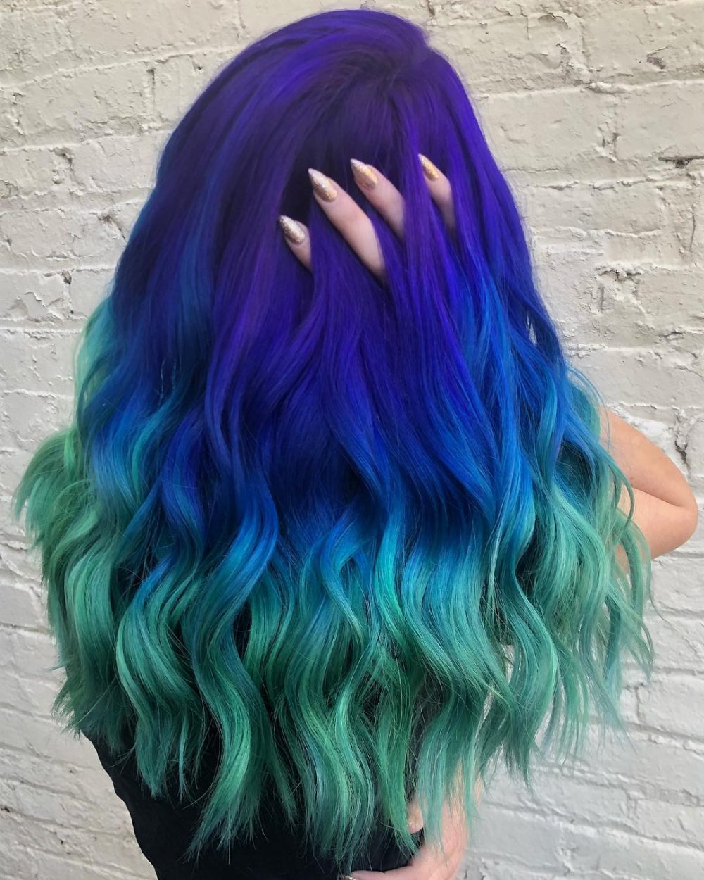 23 Incredible Examples of Blue and Purple Hair Colors.