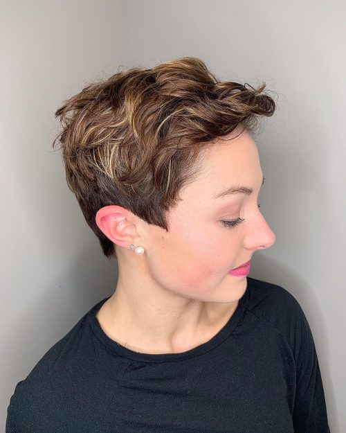 21 cute curly pixie haircuts for curly girls