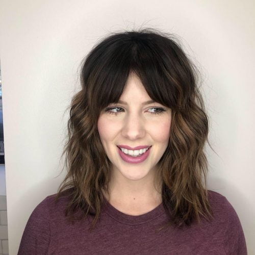 22 Trendiest Long Bob with Bangs Women Are Asking For Right Now