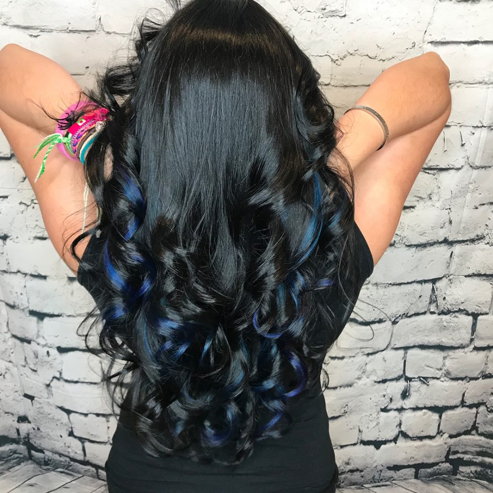 19 Coolest Blue Black Hair Shades