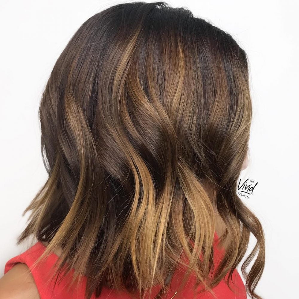 blonde with brown highlights