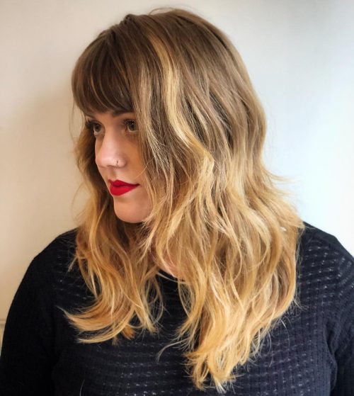 18 Best Layered Hair with Bangs for 2021